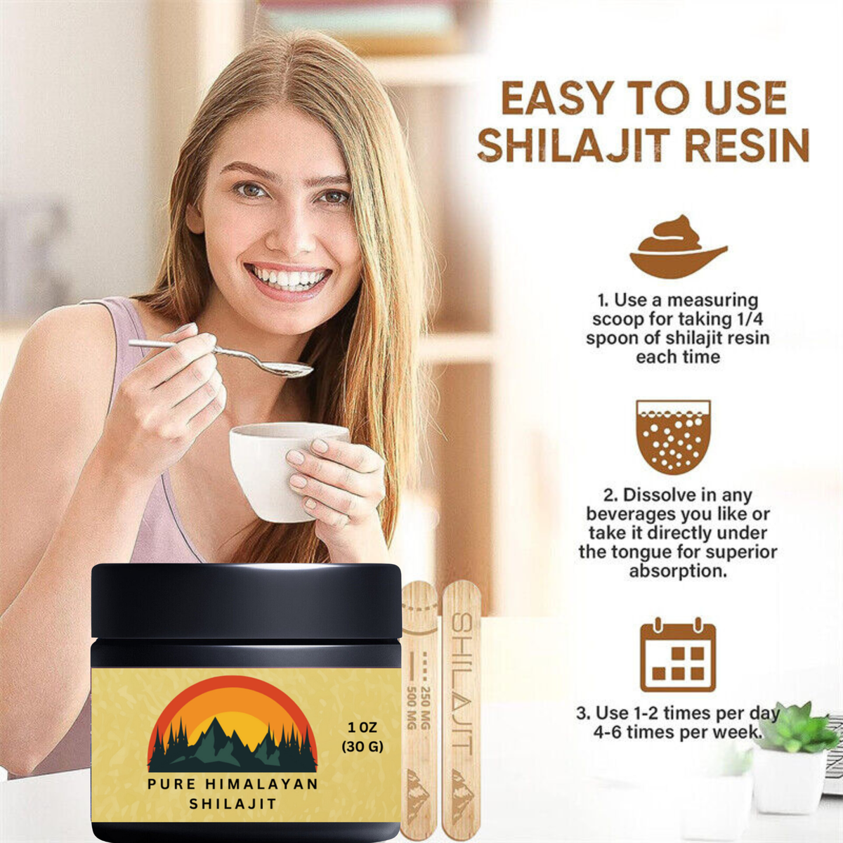 100% Pure Himalayan Shilajit Resin
