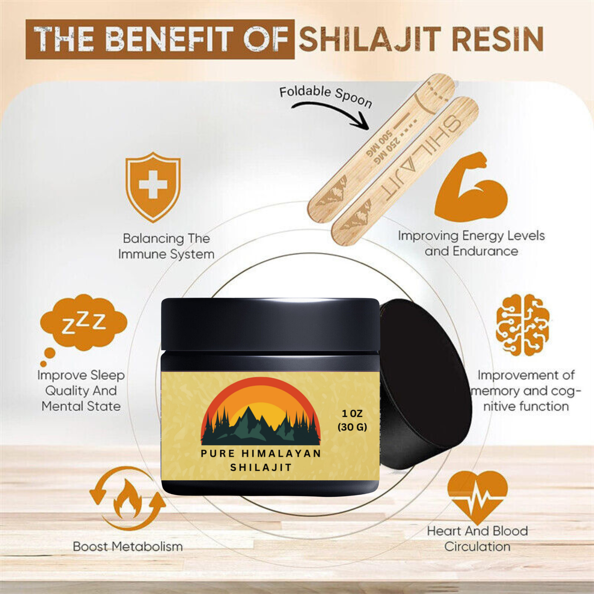 100% Pure Himalayan Shilajit Resin